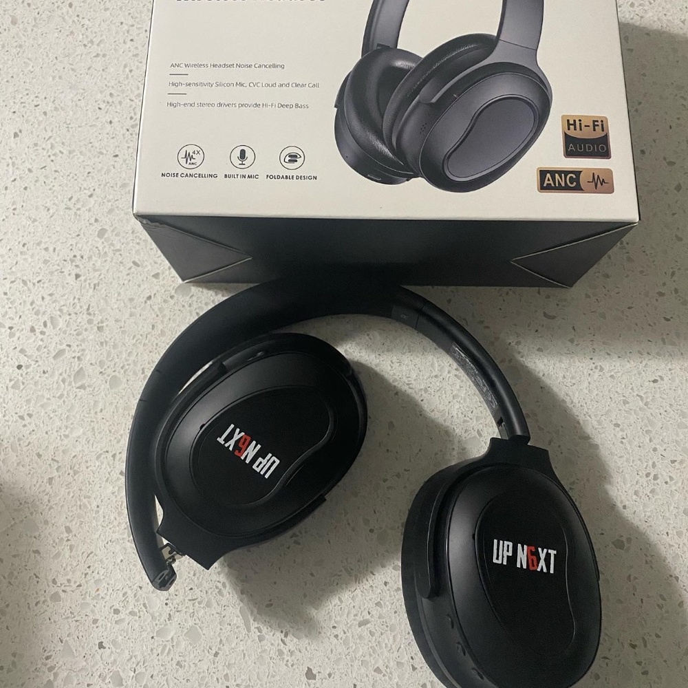 Noise Cancelling Wireless Bluetooth headphones with microphone